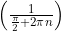 \left(\frac{1}{\frac{\pi}{2}+2\pi n}\right)